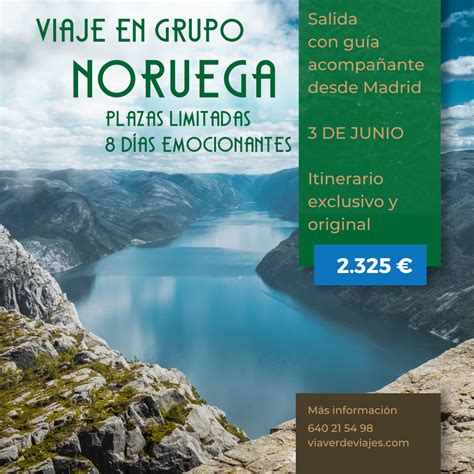 Viaje A Noruega En Grupo Viajes Víaverde