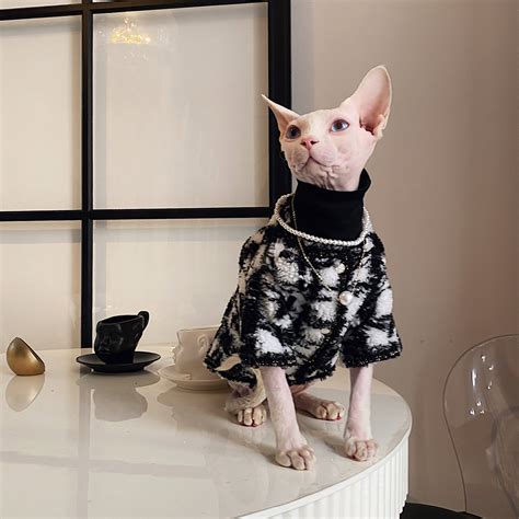 Hairless Cat Clothes Sweater For Cat Sphynx Cat Clothes Luxury Etsy