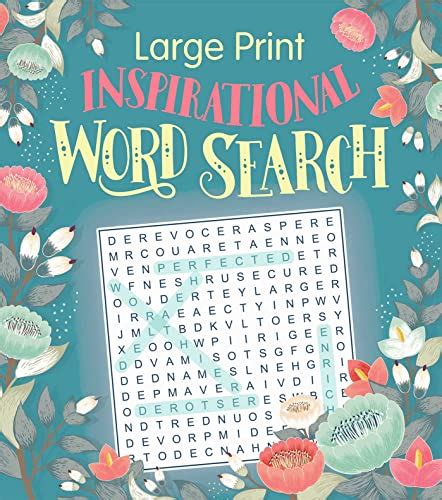 Large Print Inspirational Word Search Large Print Puzzle Books