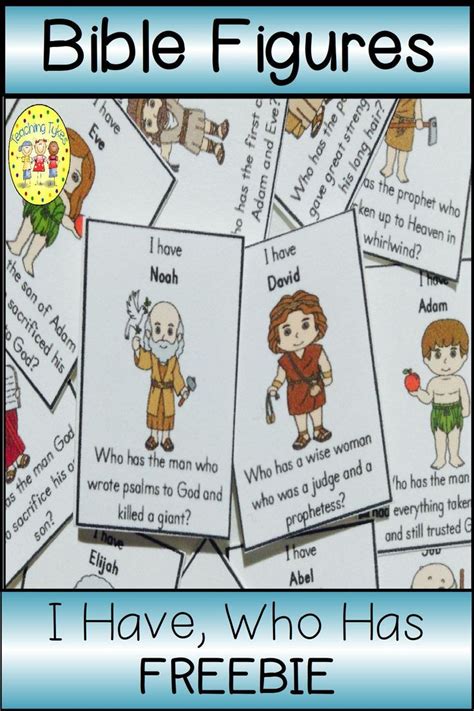 Bible Figures Task Cards Freebie Includes 24 Multiple Choice Questions