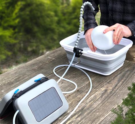 The Gosun Flow Is A Portable Solar Powered Water Purifier And
