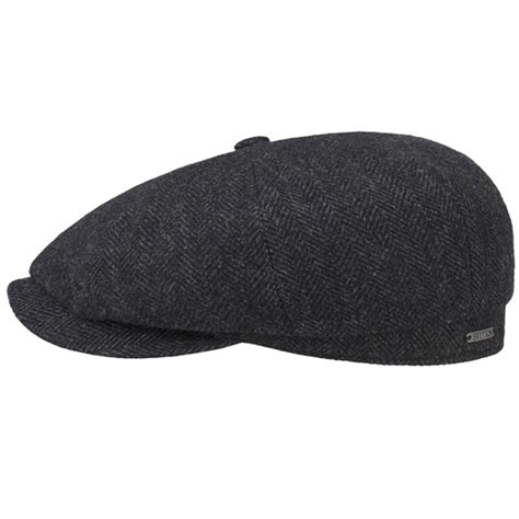 Stetson Hats Hatteras Classic Wool Flat Cap 65473
