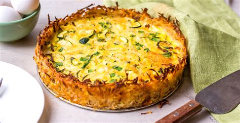 Quiche With Hash Brown Crust Meant2prevent Kitchen