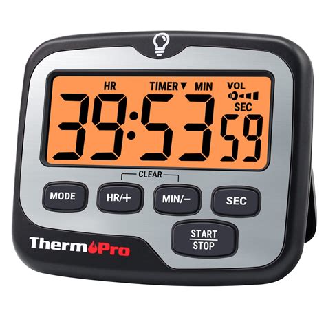 Buy Thermopro Tm01 Kitchen Timers For Cooking With Count Up Countdown
