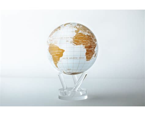 White And Gold Globe Contemporary Decor By Mova Globe