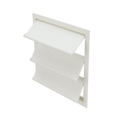 Air Vent 155 In X 1675 In White Rectangle Plastic Gable Louver Vent