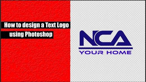 How To Design A Text Logo Using Photoshop Text Logo Photoshop