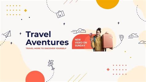 Free Travel Adventures Agency Youtube Banner Template
