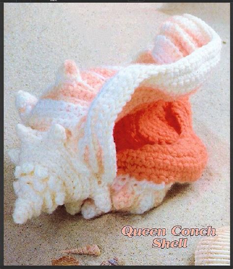 Vintage Crochet Pattern 10 Queen Conch Shell Pdf Instant Etsy