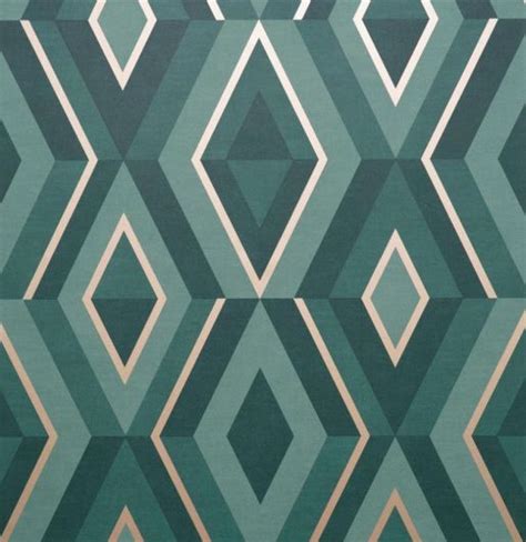 Shard Geometric Wallpaper Teal Fine Decor Decorating Centre Online