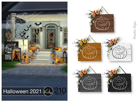 Sims 4 Halloween 2021 Set By Ktasims The Sims Book