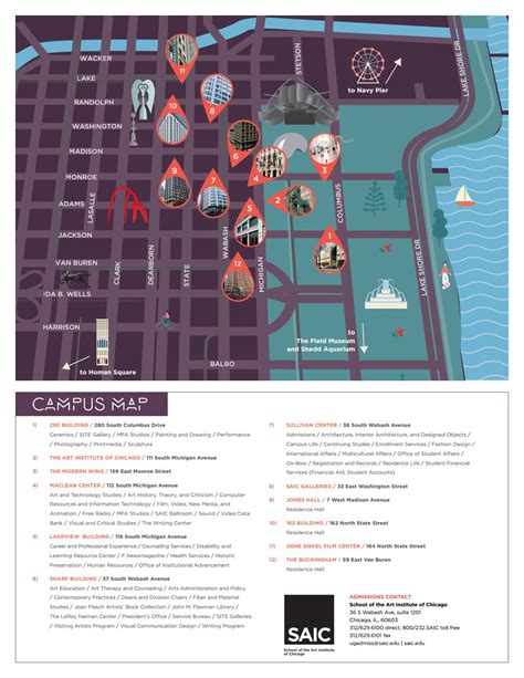 Saic Campus Map By School Of The Art Institute Of Chicago Issuu