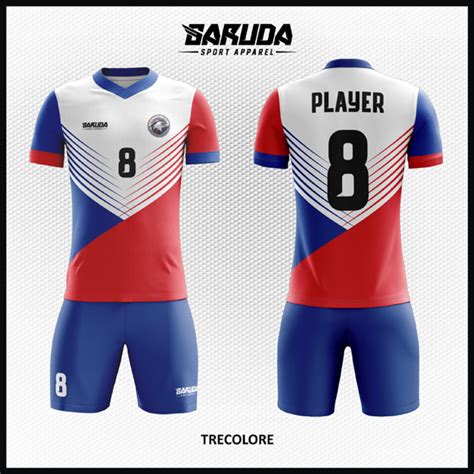 Warna membuat desain lebih hidup. Desain Kostum Futsal Warna Putih Biru Merah Paling Keren ...