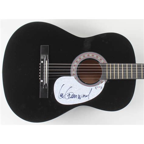 Lee Greenwood Signed 39 Acoustic Guitar Psa Coa Pristine Auction