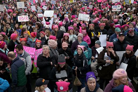 Here S The Powerful Story Behind The Pussyhats At The Women S March Glamour