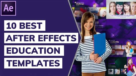 10 Best After Effects Templates For Education Youtube