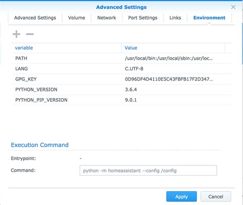 Installation Of Hassio On Synology Nas Installation Home Assistant