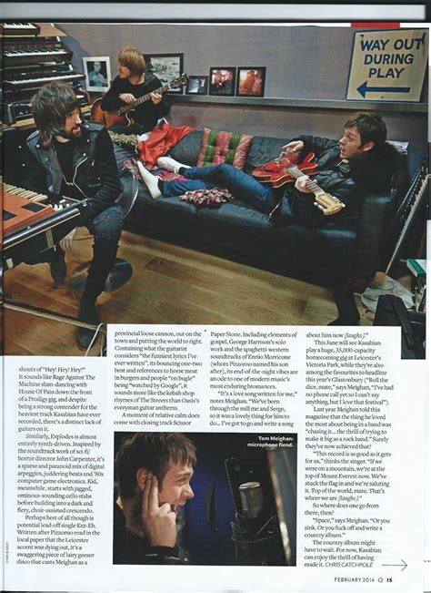 Kasabian Empire Scans From The New Q Magazine Many Thanks To