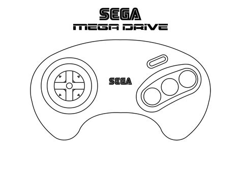 Sega Mega Drive Controller By Oloff3 On Deviantart
