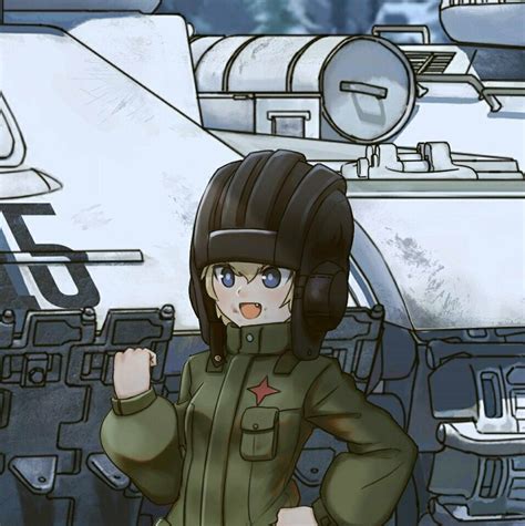 Girls Und Panzer Katyusha Military Girl Anime Military