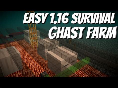 How To Make A Ghast Farm In Minecraft