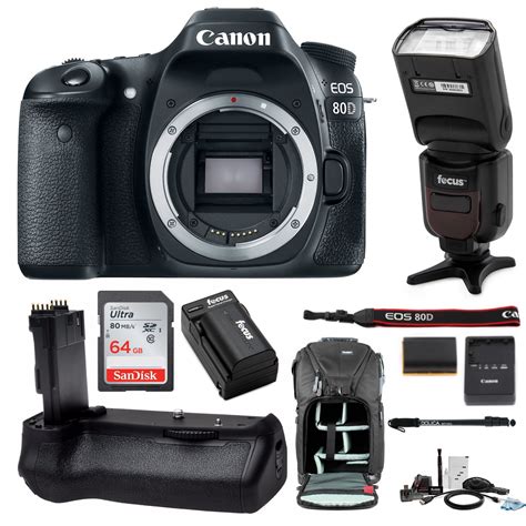 Canon EOS D DSLR Camera Body With Battery Grip And TTL Flash Bundle Walmart Com