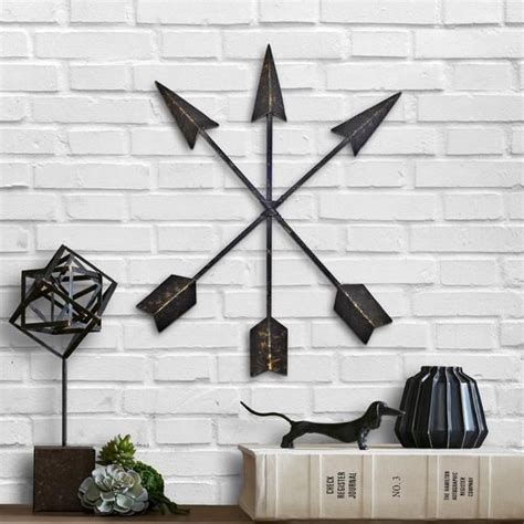 Cast Iron Bronze Arrow Wall Decor By Wall Charmers Binded Black