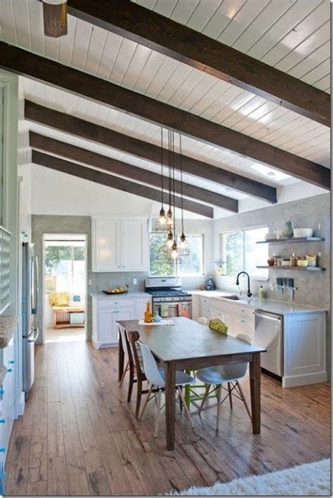 The beamed ceiling is an example where function and form are equally important and are equally sought after. Architectural Details to Add to Your Home: Faux Beams ...