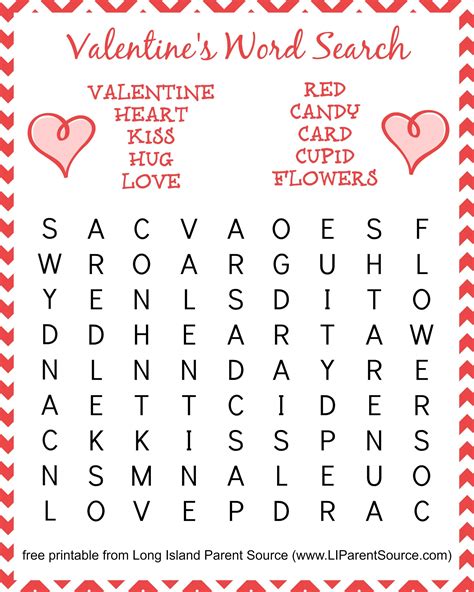 Word Search I Love You Free Printable Love Word Search Activity Sheet