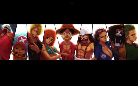 1440x900 One Piece Pirates Strawhat Pirates Roronoa Zoro Franky Nami Sanji Usopp Tony Tony