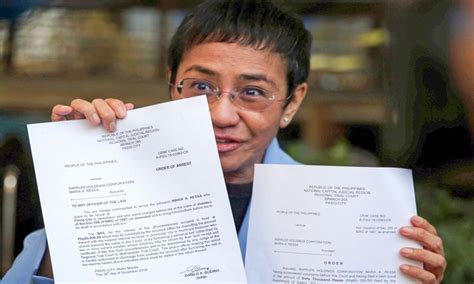 Maria Ressa Of Rappler Among Times Person Of The Year 2018