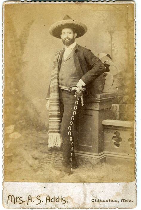 Old West Cowboy Mexican Vaquero In Chaps X 10 Photo