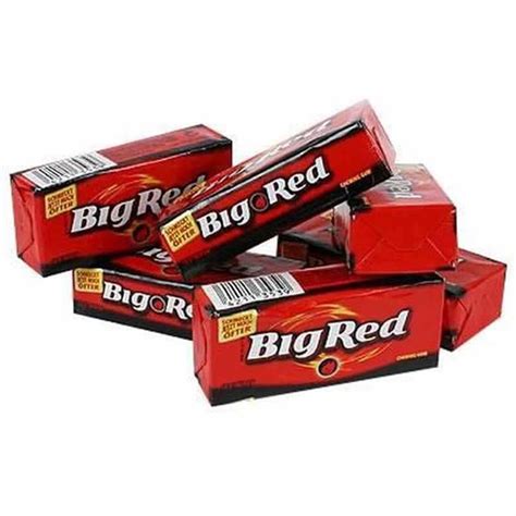 Big Red Chewing Gum Bleu Acidulé