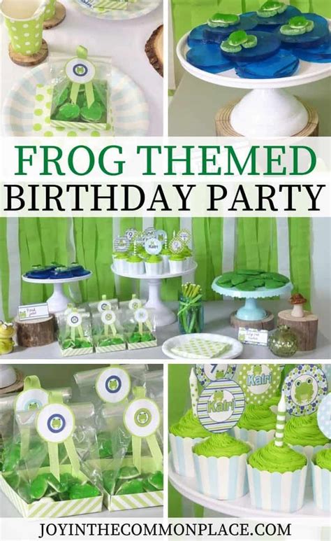 Host A Frog Themed Birthday Party Artofit
