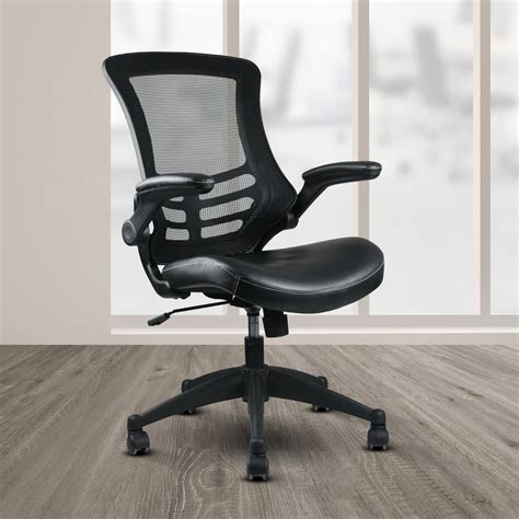 Techni Mobili Stylish Mid Back Mesh Office Chair With Tilt And Height