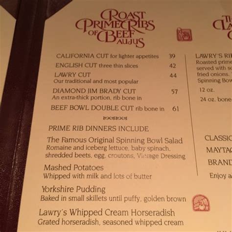 Gravy, au jus & sauce recipes. A Chicago Classic Since 1974 - Picture of Lawry's The Prime Rib, Chicago - TripAdvisor