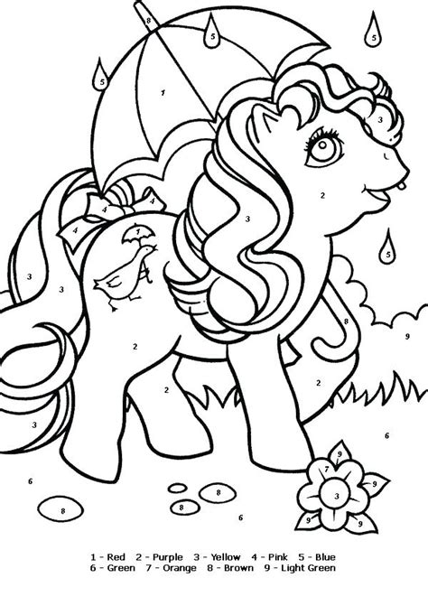 Free color by number coloring pages. Printable Color By Number Coloring Pages For Adults at ...