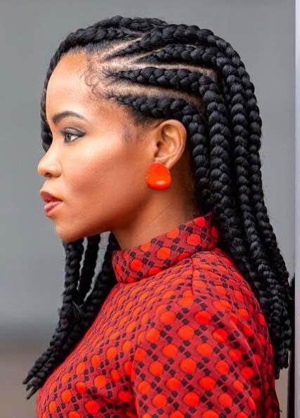 Start by creating cornrow braids. 51 Best Ghana Braids Hairstyles | Page 5 of 5 | StayGlam
