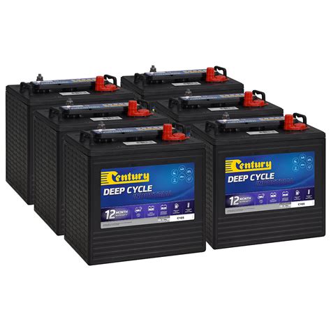 C X Set Of Century V Ah Deep Cycle Battery Every Battery