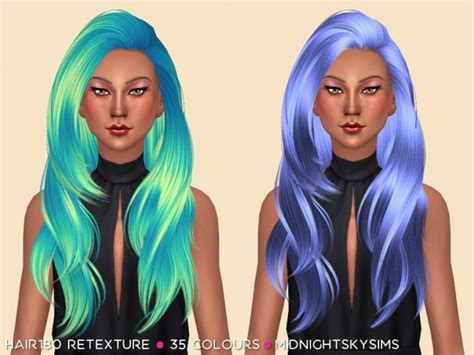 Hair180 Retexture By Midnightskysims At Simsworkshop Sims 4 Updates