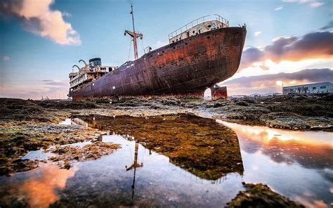 The Telamon Shipwreck Lanzarote Canary Islands The Ship Sank Due