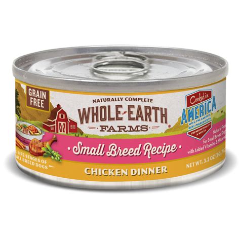 Maybe you would like to learn more about one of these? Whole Earth Farms Grain Free Small Breed Chicken Recipe ...