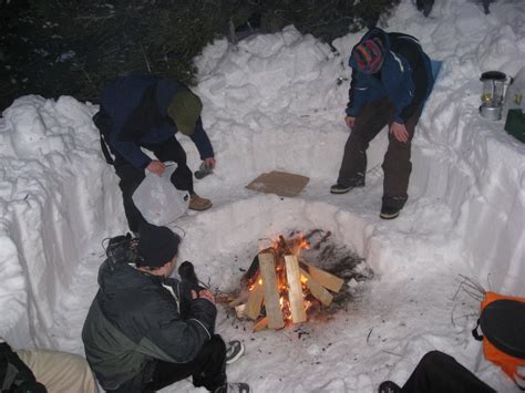 Camping Adventures Snow Cave Camping Lessons Learned