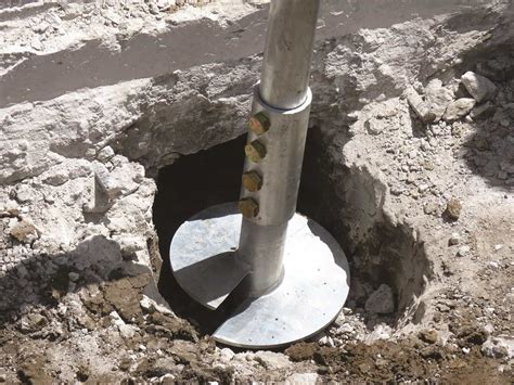 Screw Piles In Winnipeg Helical Pile Foundations And Installation