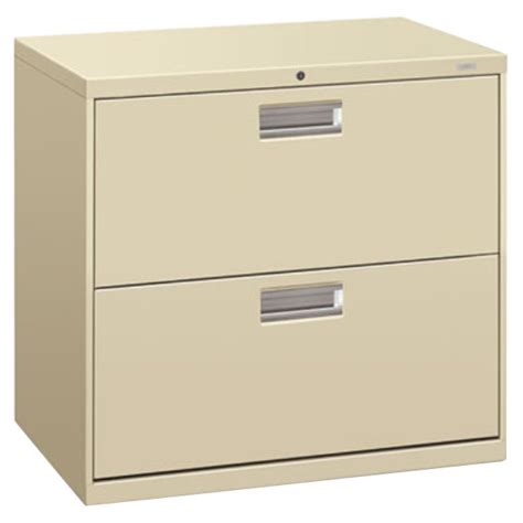 Used file cabinets specify cabinet size: HON 672LL 600 Series Putty Two-Drawer Lateral Filing ...