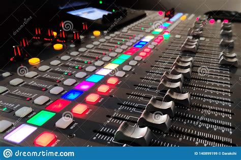 Music Console Background Music Conceptual Photo Of A