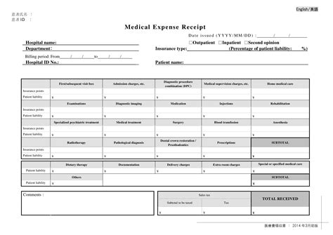 Medical Expense Receipt How To Create A Medical Expense Receipt