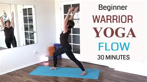 Peaceful Warrior Yoga Flow Class Beginner Dancing Warrior Flow 30