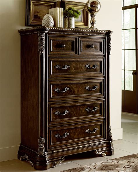Montgomery Six Drawer Chest Brown Furniture Modern Bedroom Furniture