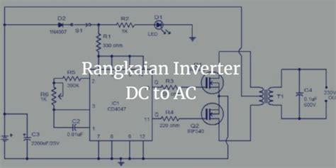 Skema Inverter Dc To Ac Archives Cara Mesin